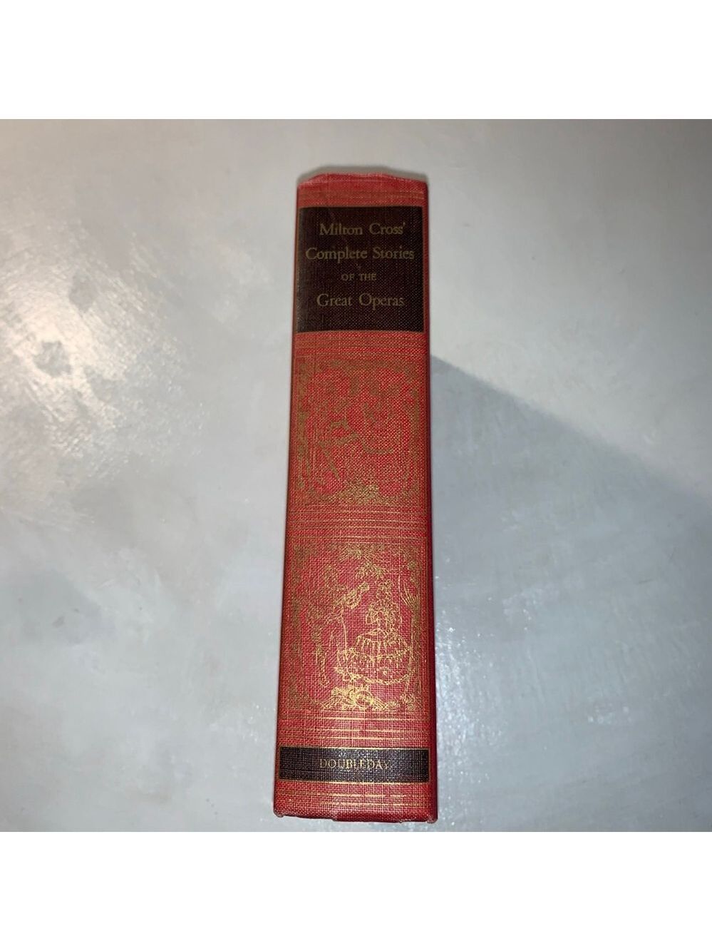 Milton Cross' Complete Stories of the Great Operas Red Gold Coffee Table Book